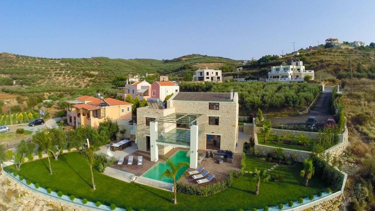 Villa Emilia I Luxury, Amazing Seaview, Next To The Town Kíssamos Buitenkant foto