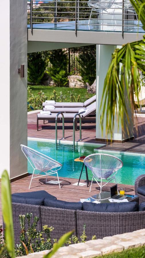 Villa Emilia I Luxury, Amazing Seaview, Next To The Town Kíssamos Buitenkant foto
