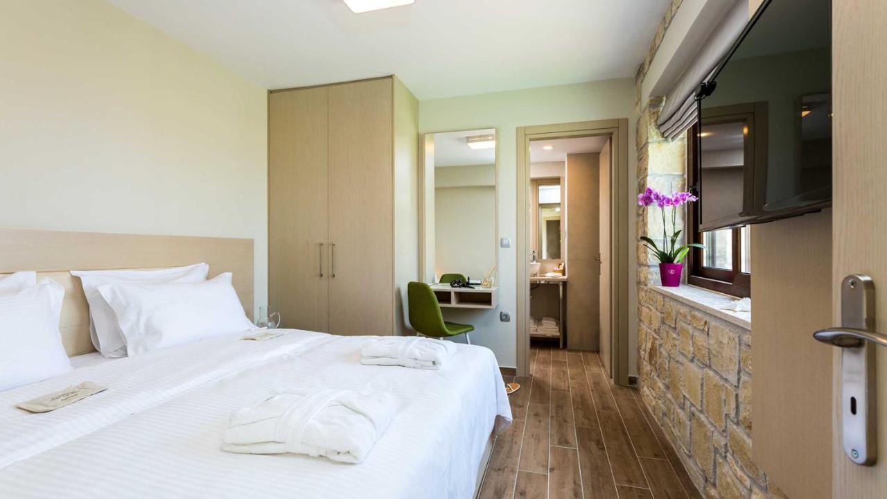 Villa Emilia I Luxury, Amazing Seaview, Next To The Town Kíssamos Buitenkant foto