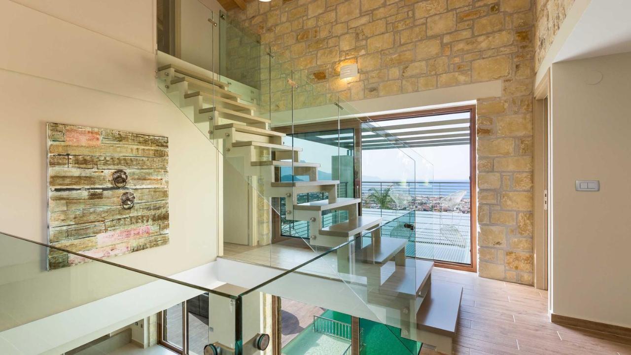 Villa Emilia I Luxury, Amazing Seaview, Next To The Town Kíssamos Buitenkant foto